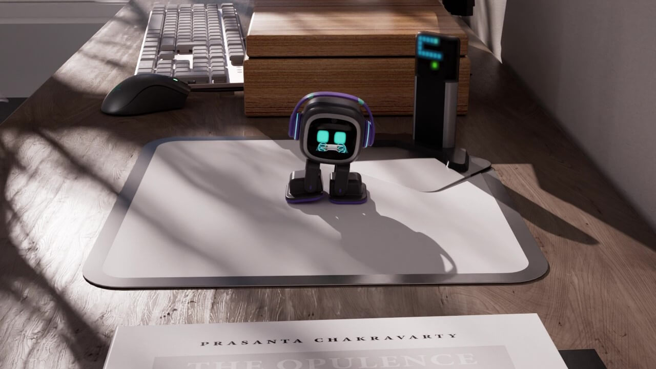 EMO 桌面 AI 宠物机器人在官方功能演示中的视频封面